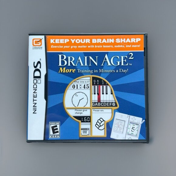 Brain Age 2: More Training in Minutes a Day (Nintendo DS, 2007) Working Tested - Picture 1 of 11